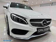 Mercedes Benz C200 AMG LINE Coupe 2016 White Sunroof